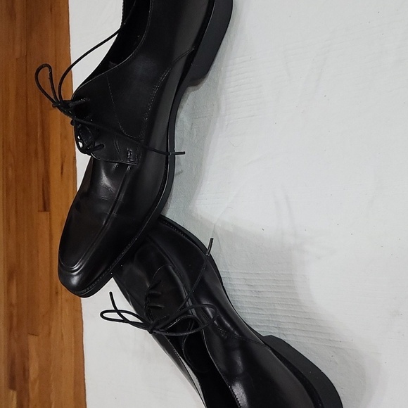 Kenneth Cole NY Techni-Cole Mens Dress Shoes Black Leather Laces Sz 13M EUC - Picture 7 of 12